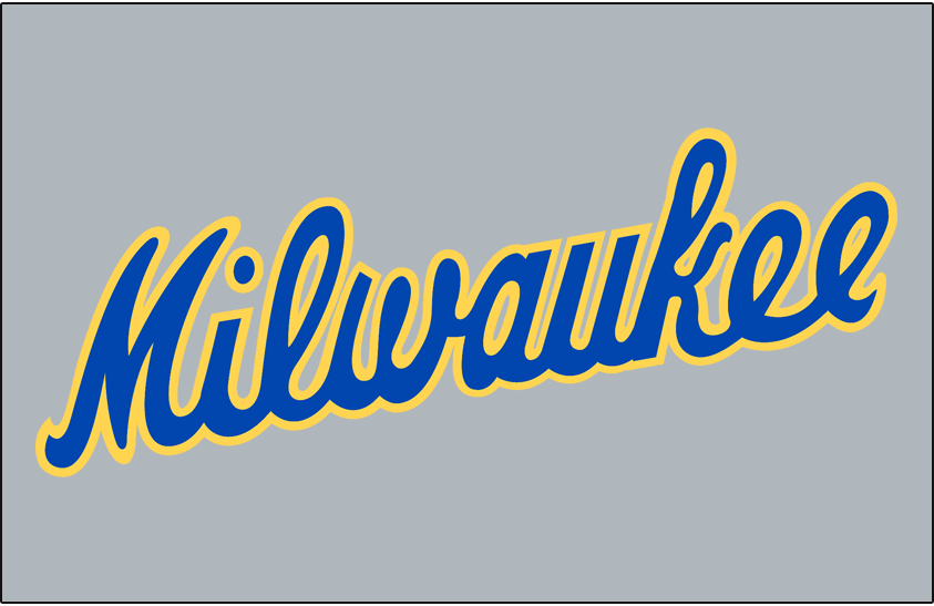 Milwaukee Brewers 1986-1989 Jersey Logo fabric transfer